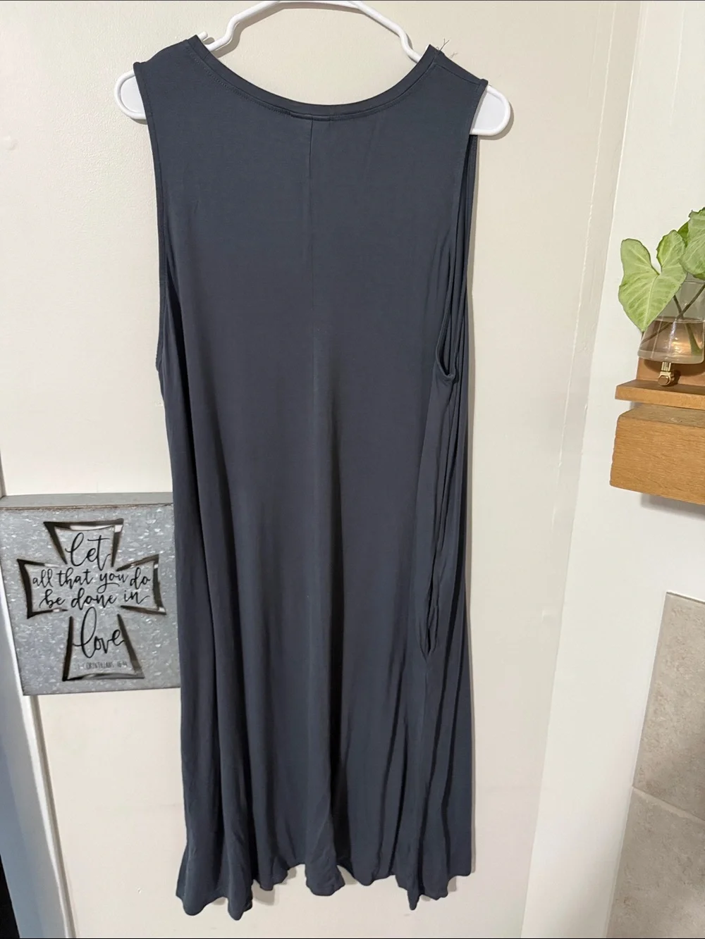 LuLaRoe Black Sleeveless Maxi Swing Dress - Picture 5 of 5